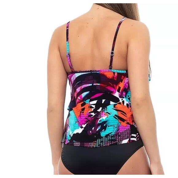 MagicSuit NWOT Cypress Rita Women's Tankini Bathing Suit Top Swim Size 10 Large - Picture 5 of 9